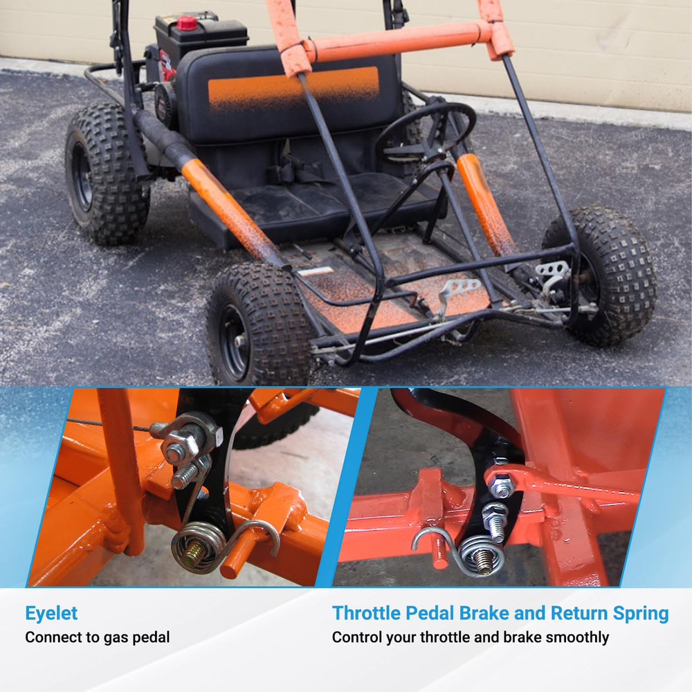 EOPOAYI speed control springs provide responsive return action.