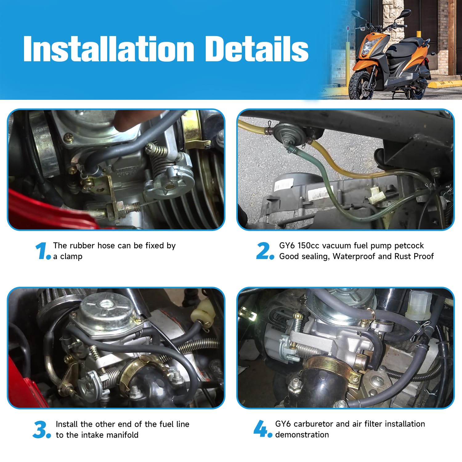 EOPOAYI starter solenoid relay CDI kit ensures reliable starting