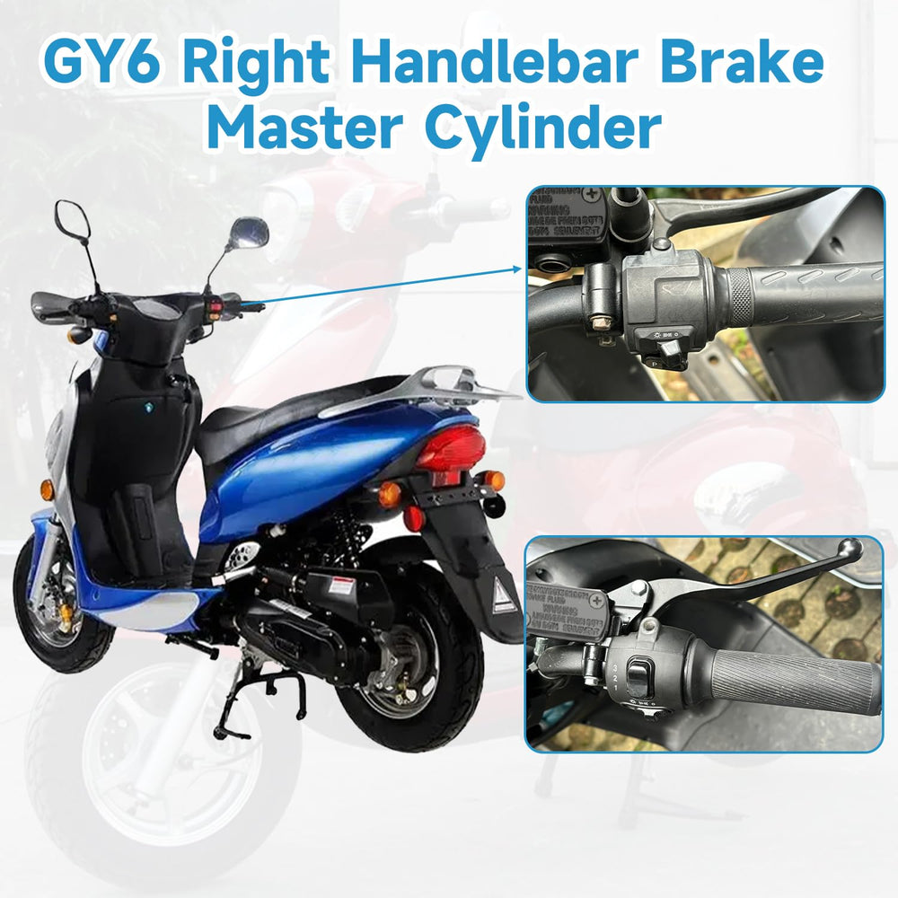 EOPOAYI GY6 lever with inspection window helps monitor fluid level