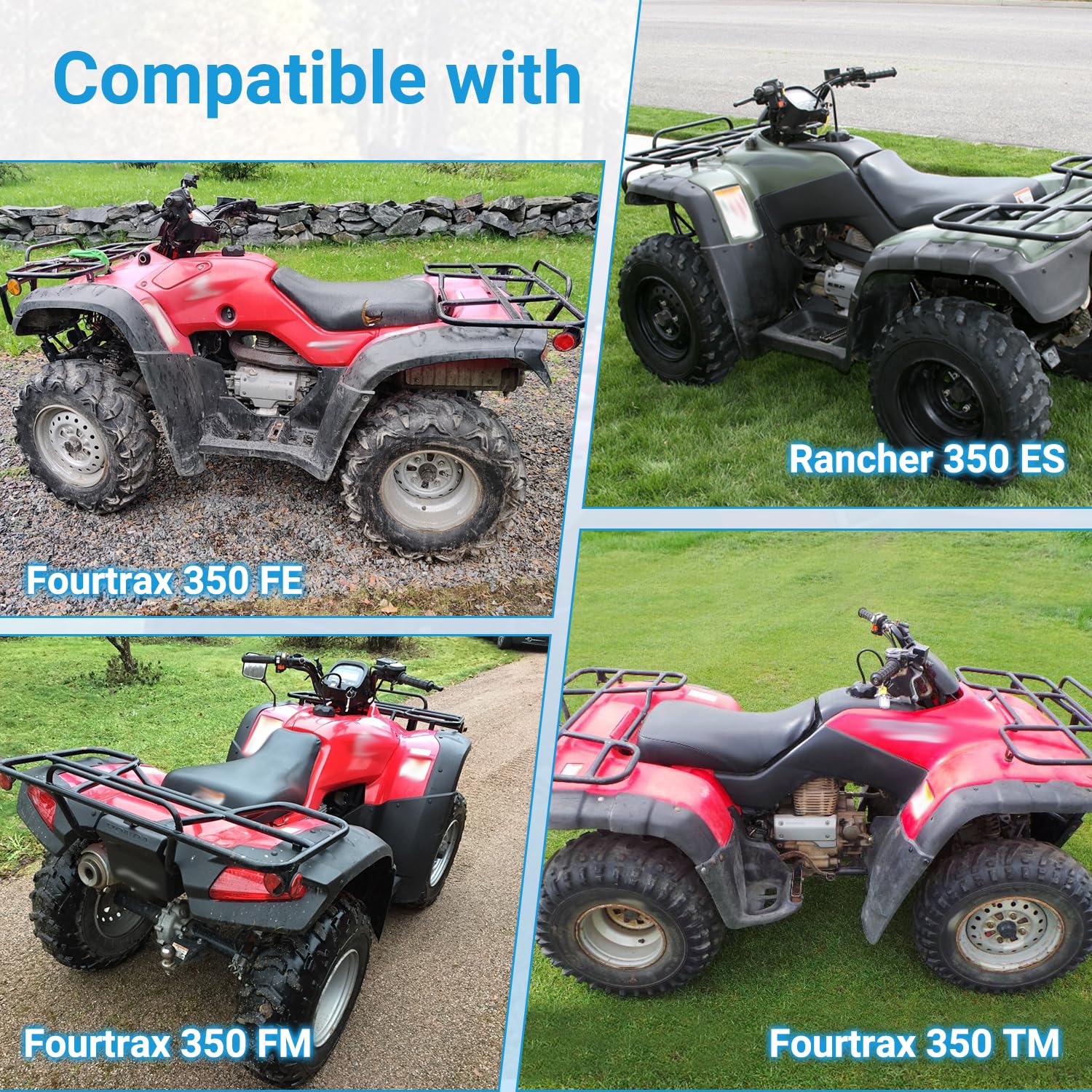 EOPOAYI Rancher 350 compatibility guide shows exact fitment.