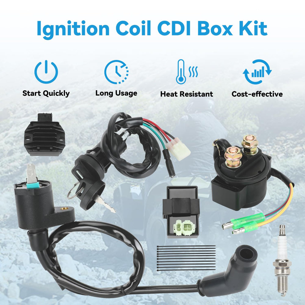 EOPOAYI Recon 250 CDI box enables precise ignition timing.