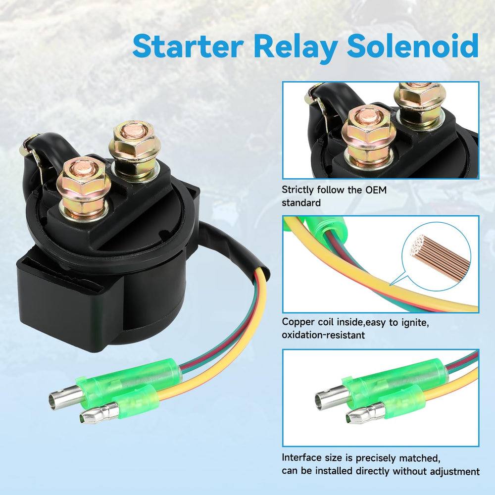EOPOAYI Recon 250 ignition switch with key for easy startup.