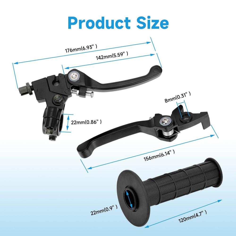 EOPOAYI throttle aluminum clamp secures throttle for precise control.