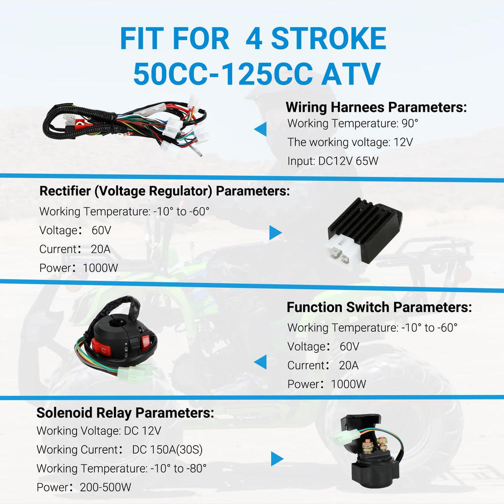 EOPOAYI upgraded multi-functional ATV switch improves wiring control and safety.