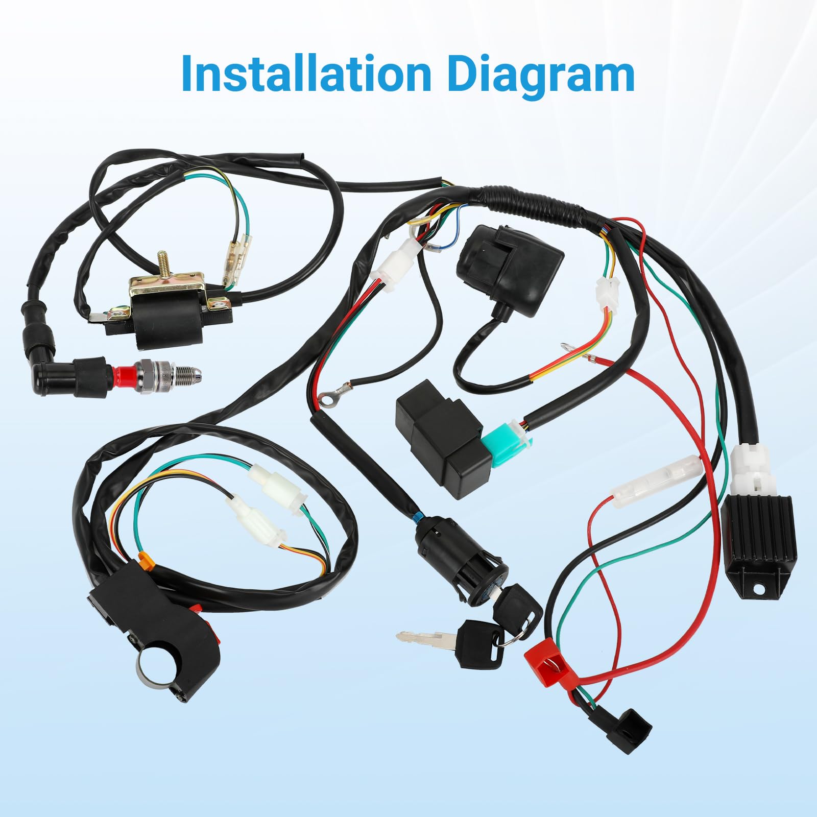 EOPOAYI voltage regulator rectifier protects electronics from voltage spikes.