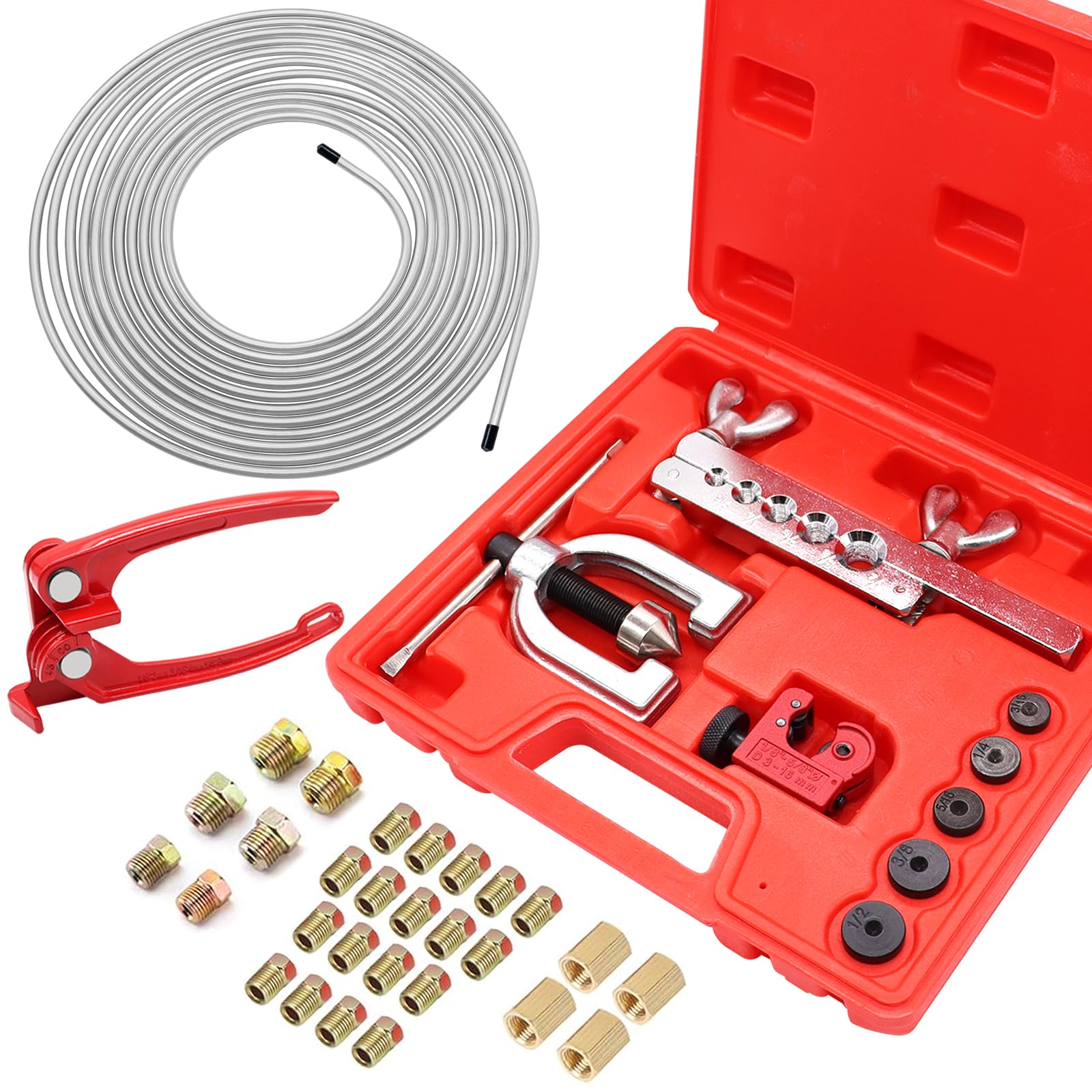 Eoppen 25 ft 3/16 brake line kit ready for precise hydraulic work
