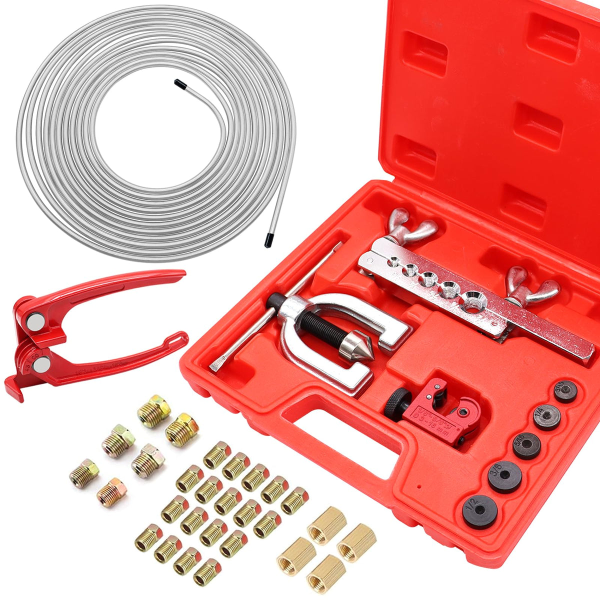Eoppen 25 ft 3/16 brake line kit ready for precise hydraulic work