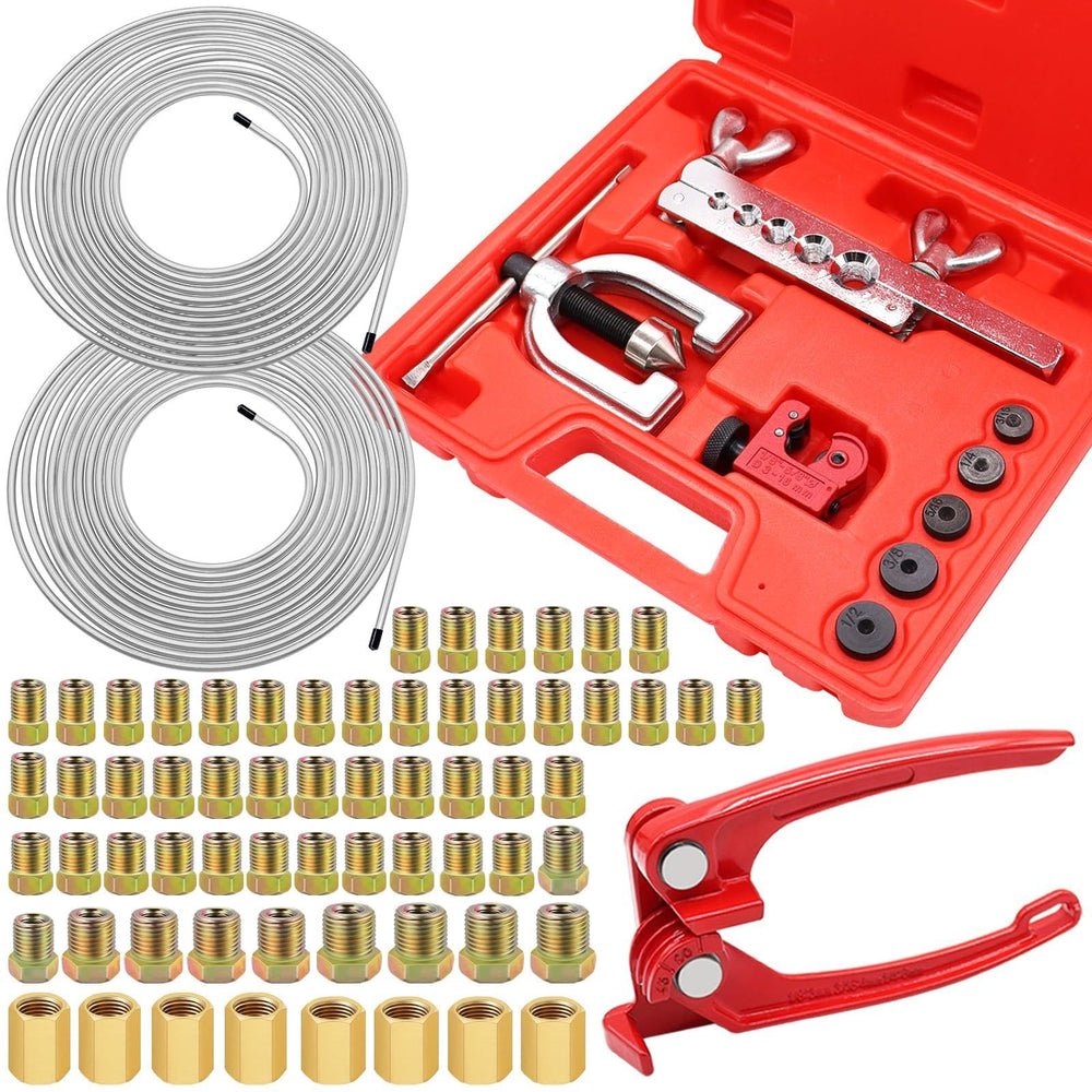 Eoppen brake line kit package showing all components for ready-to-use repairs.
