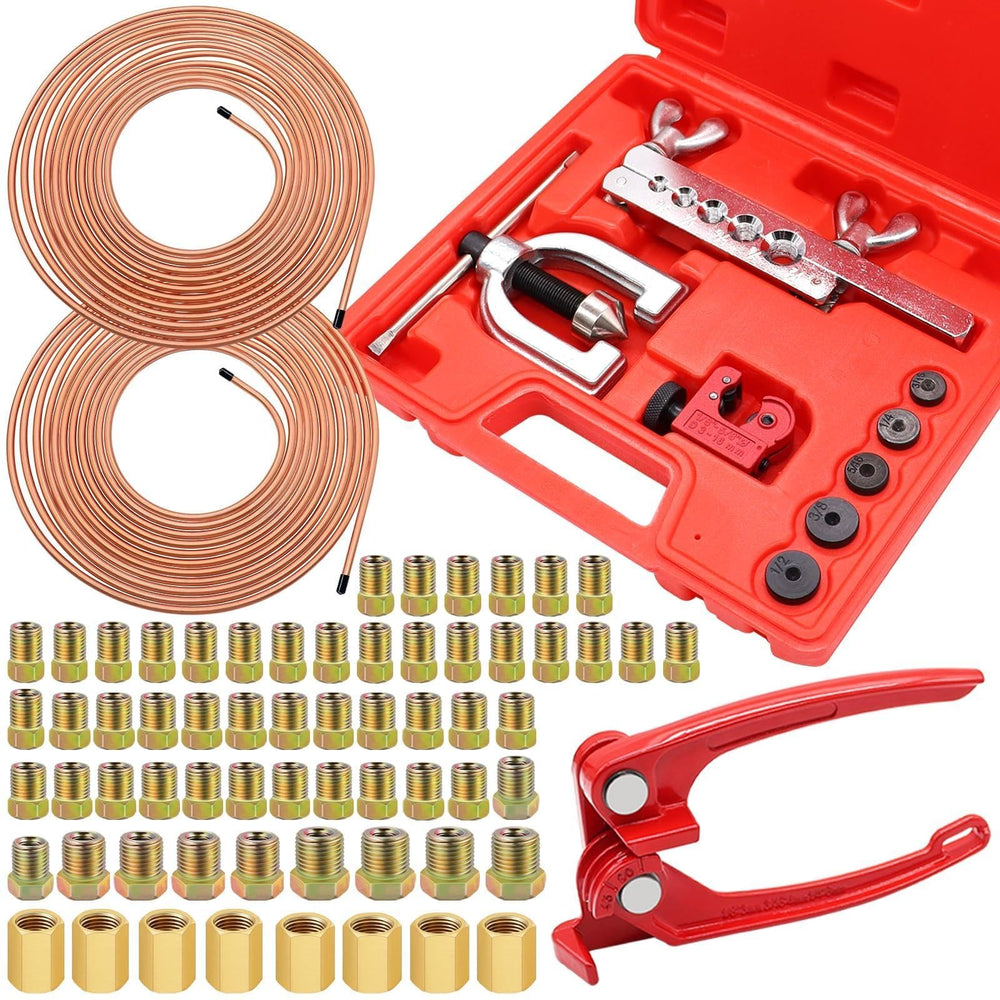 Eoppen brake line kit with 25 ft 3/16 inch tube for flexible routing.