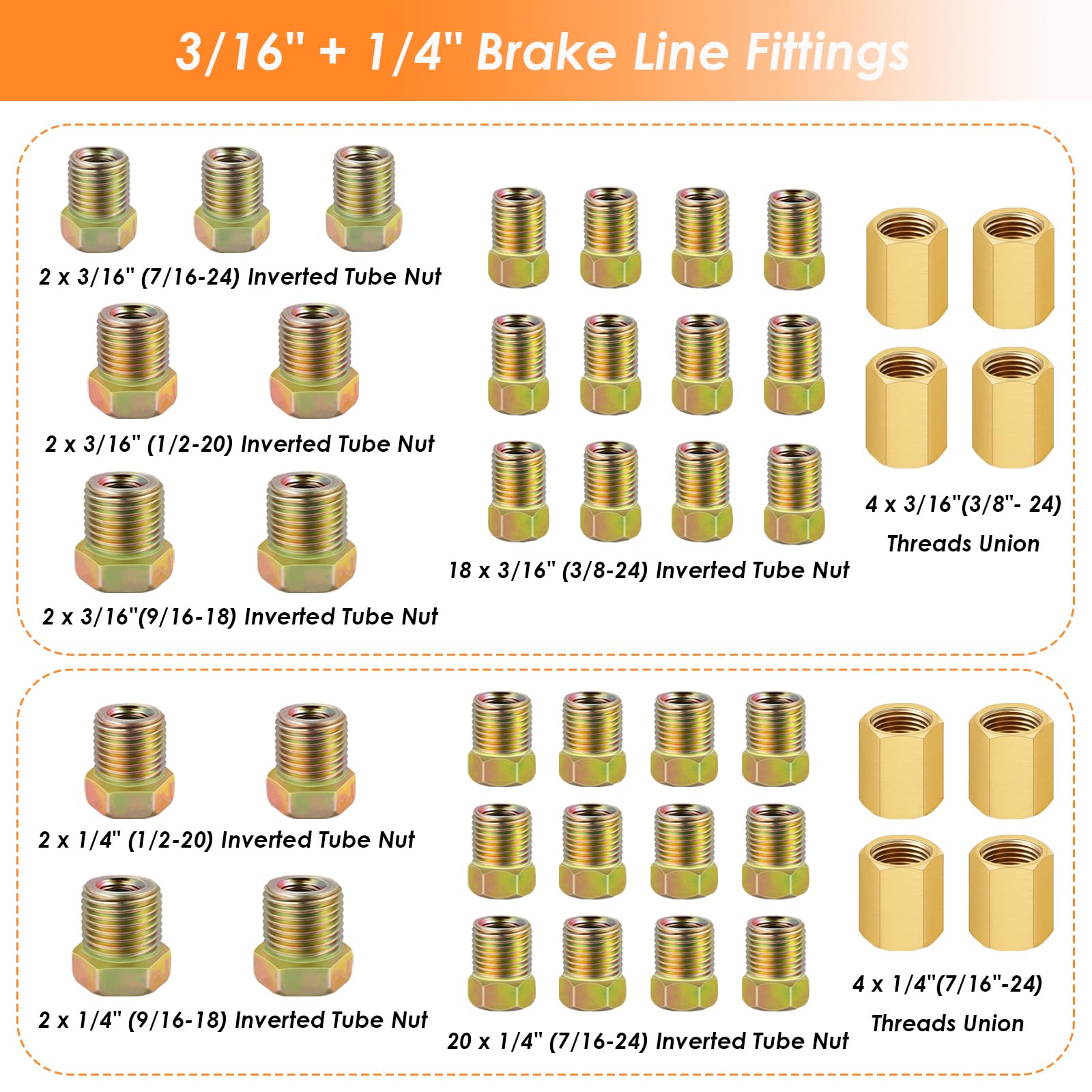 Eoppen brass unions resist corrosion for long-lasting joints.