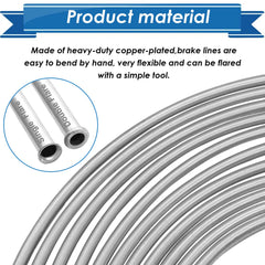 Eoppen flexible brake line bends easily for installation without tools