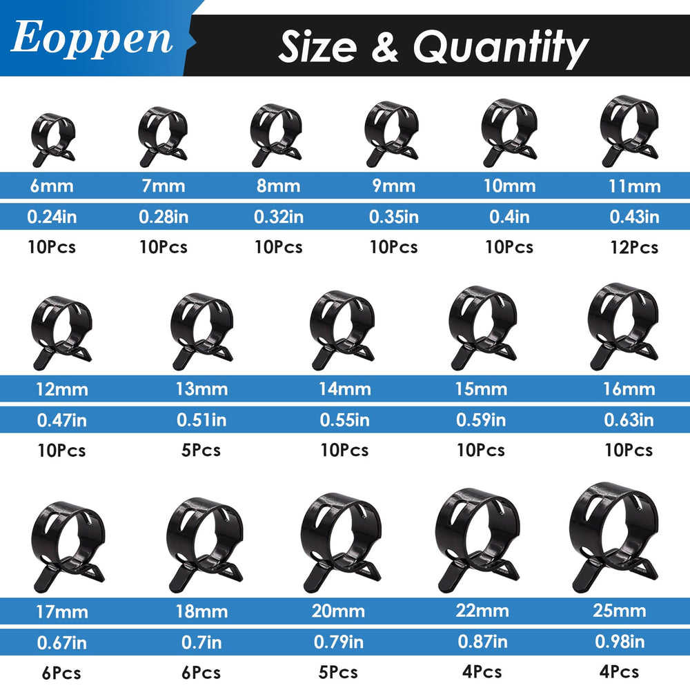 Eoppen hose clamp pliers with rotating tip for easy access in tight engine bays.