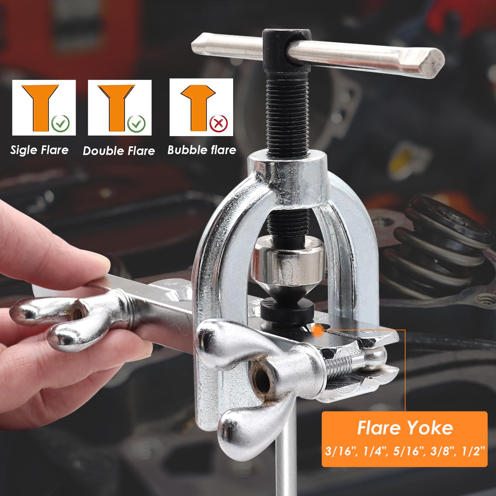Eoppen included tube bender enabling precise bends for custom runs.