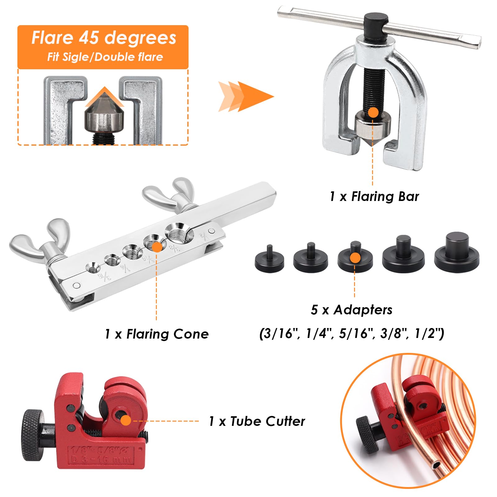 Eoppen tube bender tool for precise, smooth bends.