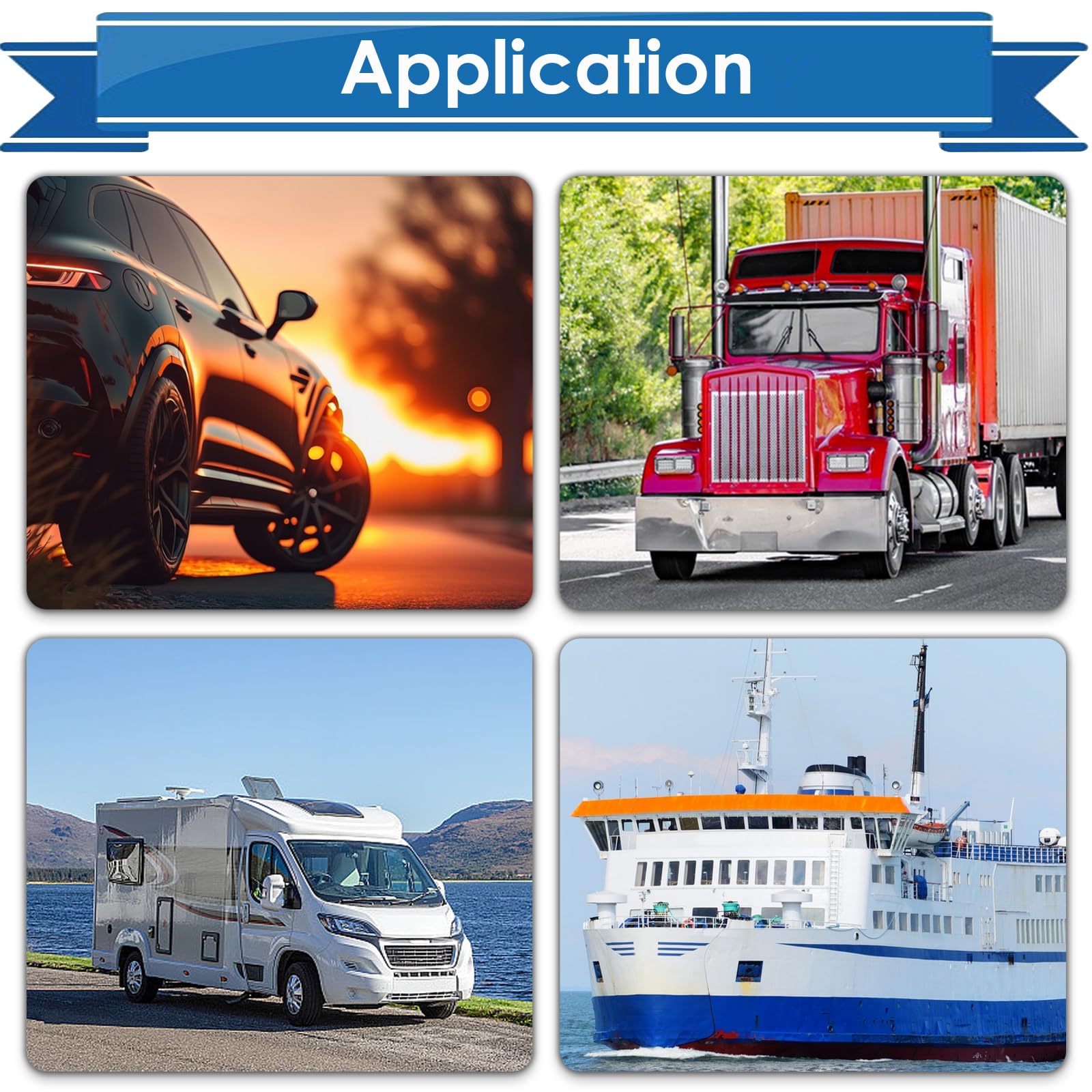 Eoppen versatile fuse kit for cars, trucks, boats, and RVs.