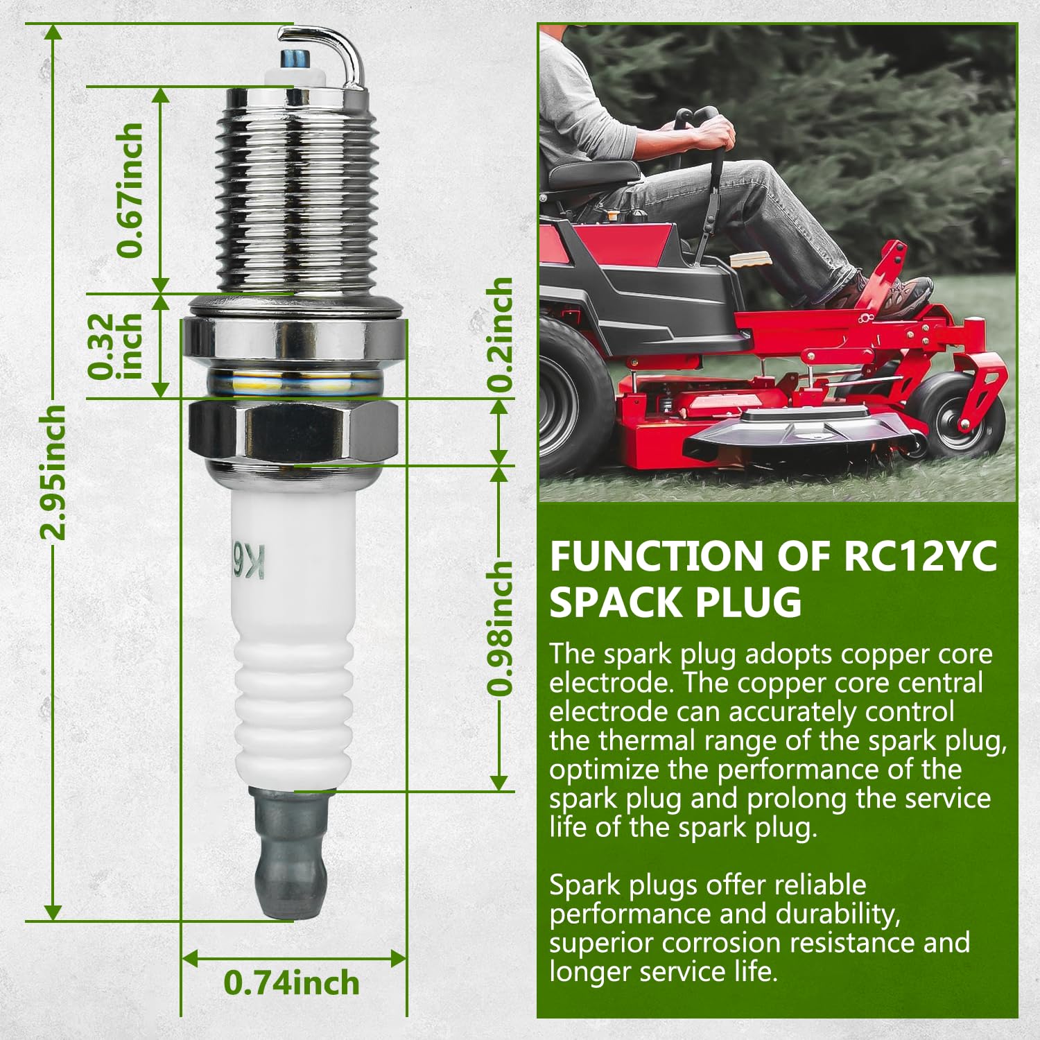 Spark plug installed in engine bay for reliable ignition support