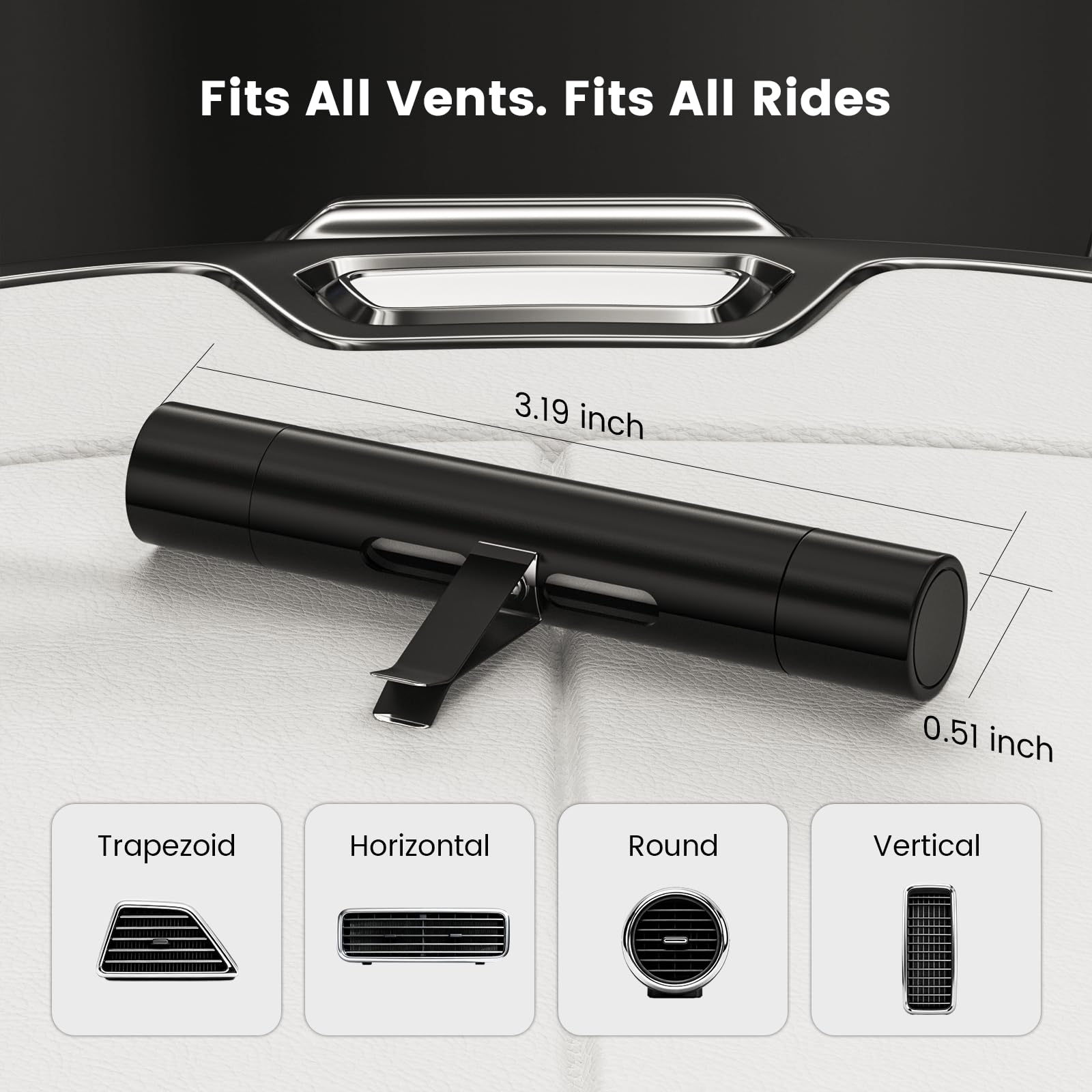 EORRZZY vent clip secure-fit for most car vents on the go