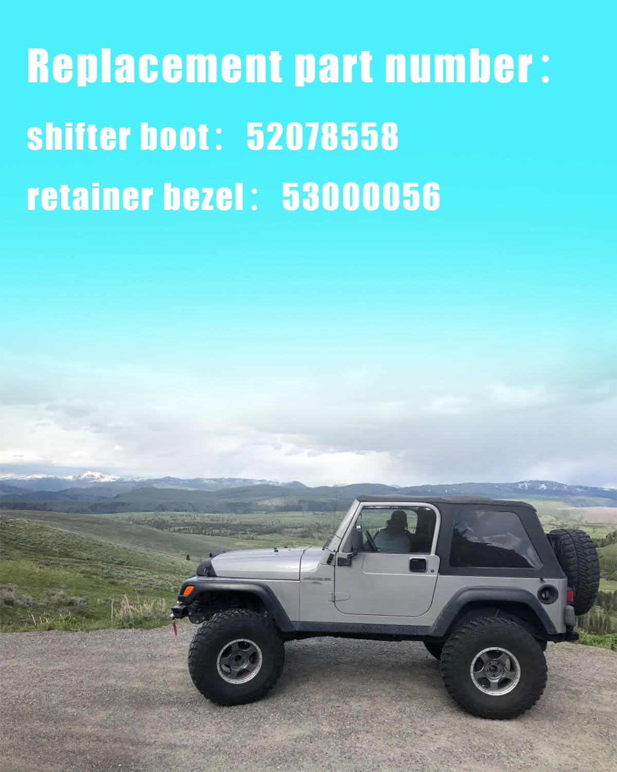 eosorssa installation-ready kit for Jeep TJ simplifies upgrading the shifter area.