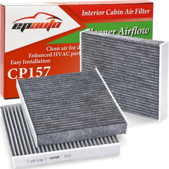 EPAuto CP157 cabin filter 3-pack for Toyota/Mazda/Subaru improves cabin air freshness.