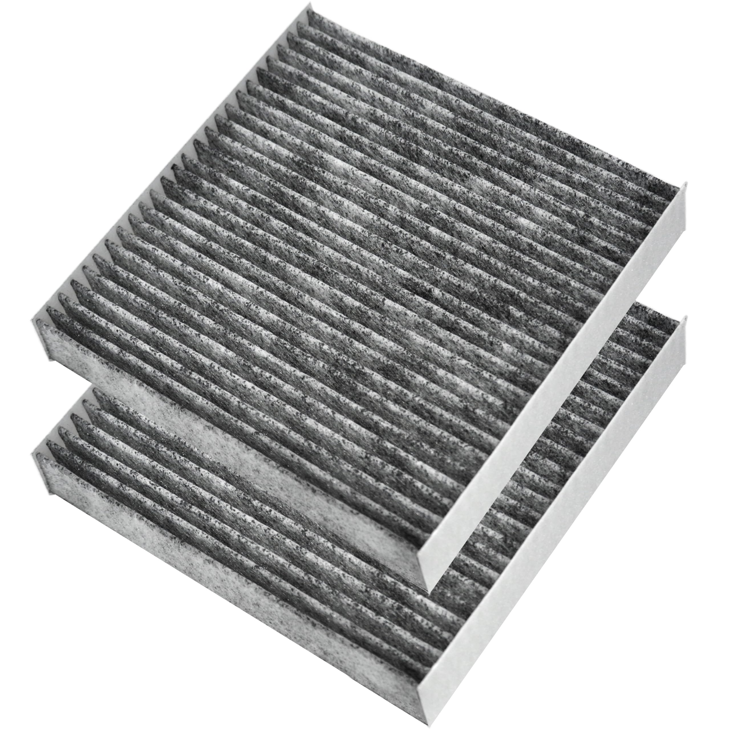 Cross-section of EPAuto CP182 filter-media showing carbon layer for filtration.