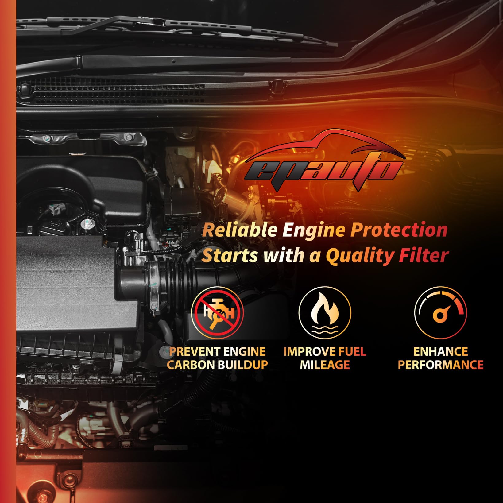 EPAuto GP885 installed in Honda CR-V offering dirt protection and cleaner intake