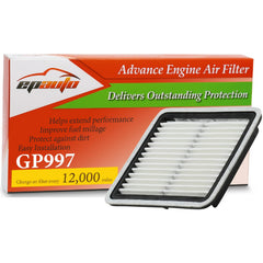 EPAuto GP997 panel air filter for Subaru Impreza, protecting the engine from dirt.