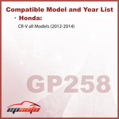 GP258 direct OEM-grade replacement for Honda CR-V CA11258 ensures proper seal.
