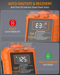 EPLCSE auto shutoff indicator safeguarding RV appliances during unstable power