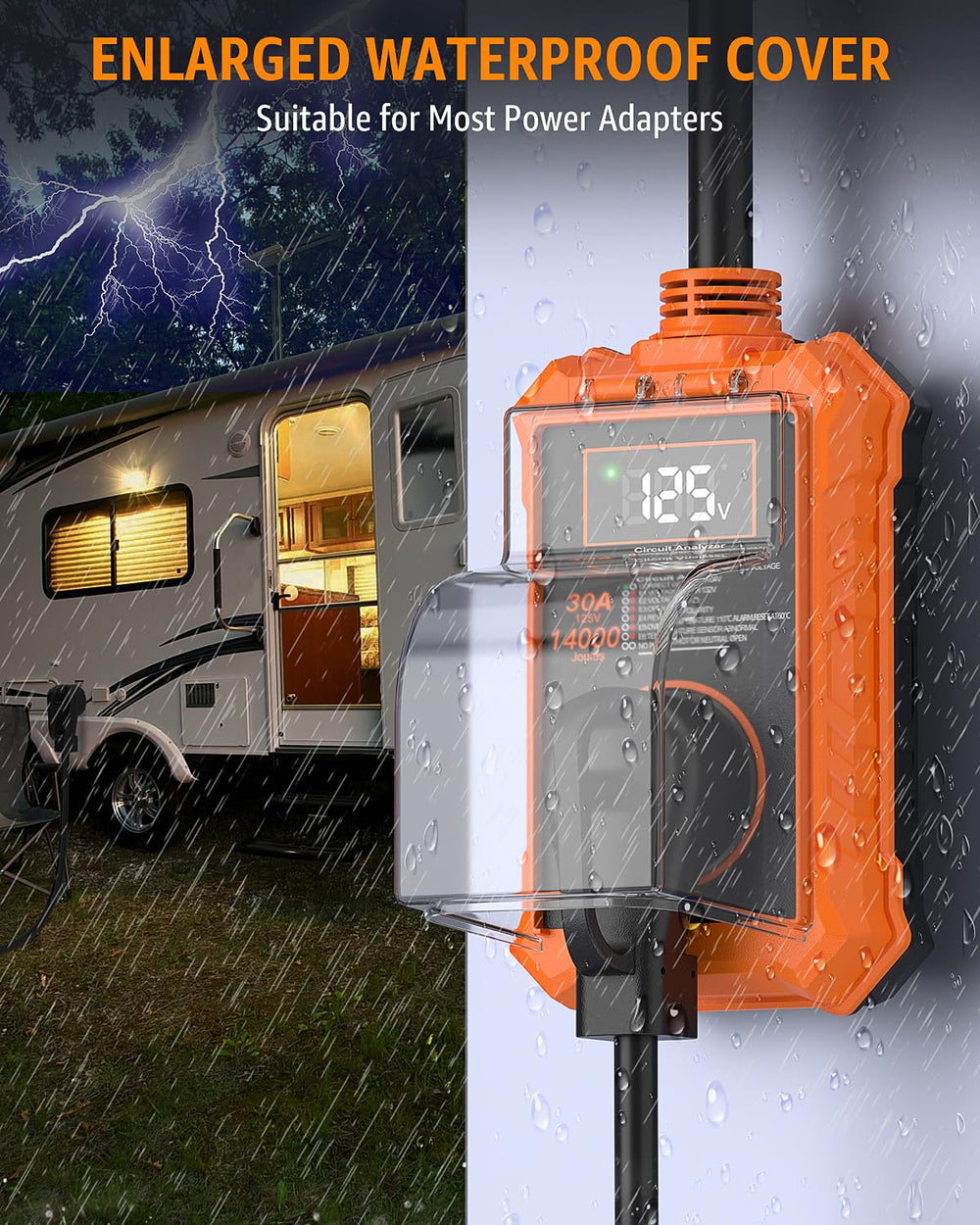 EPLCSE circuit analyzer checks wiring faults before connecting an RV