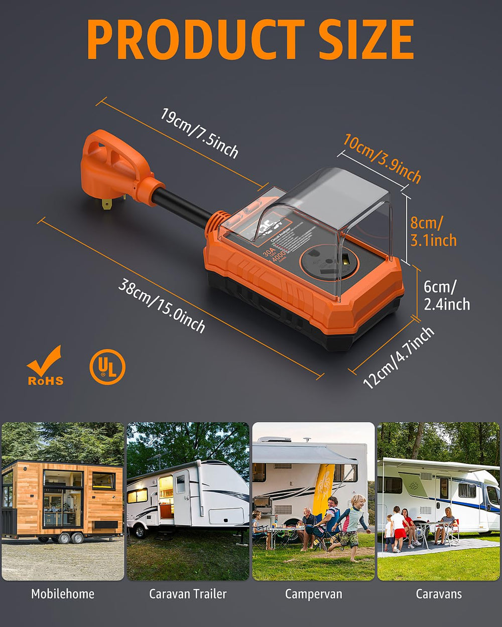 EPLCSE IP68-rated surge protector built for rugged outdoor use