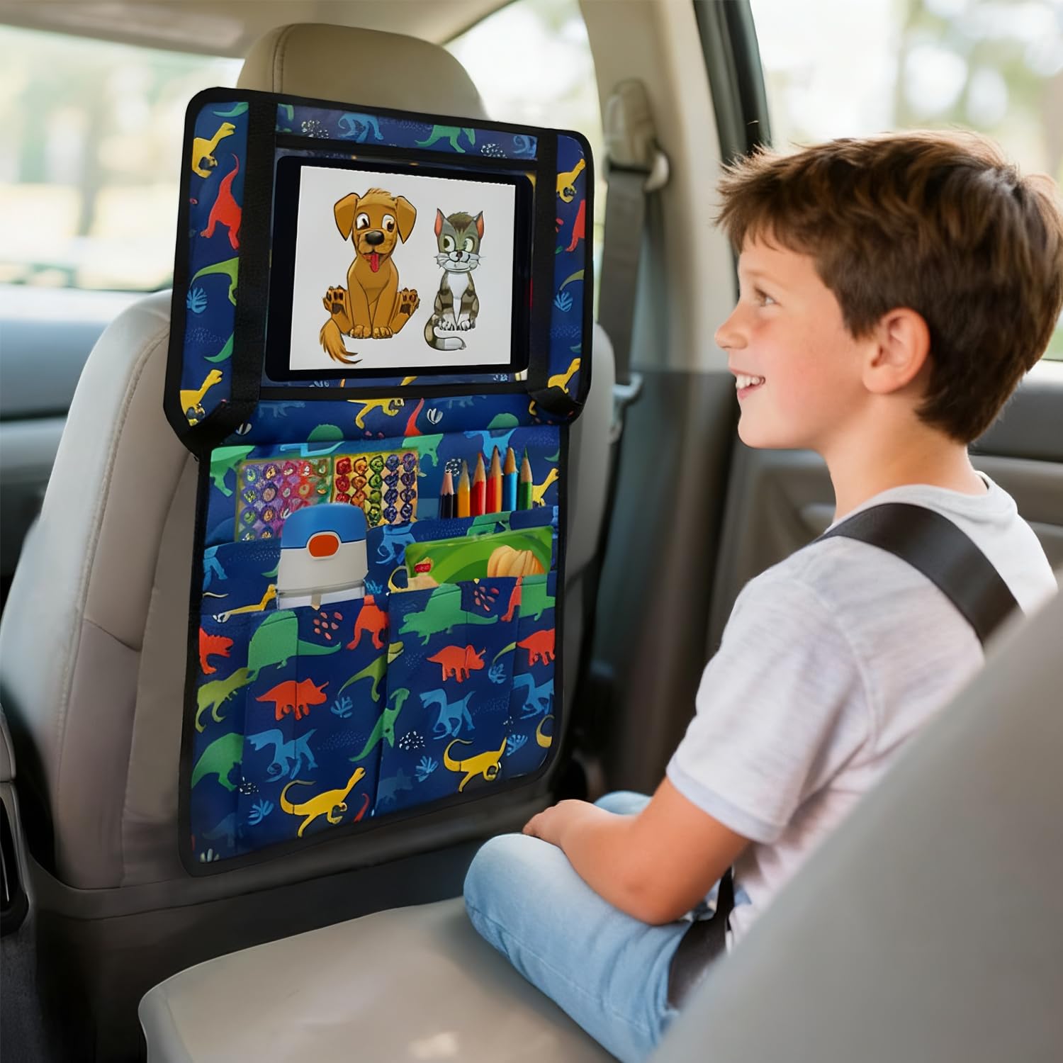 EpoBob travel tray cover folded for compact, portable storage.