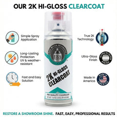 ERA Paints 2K clear coat spray provides durable UV protection