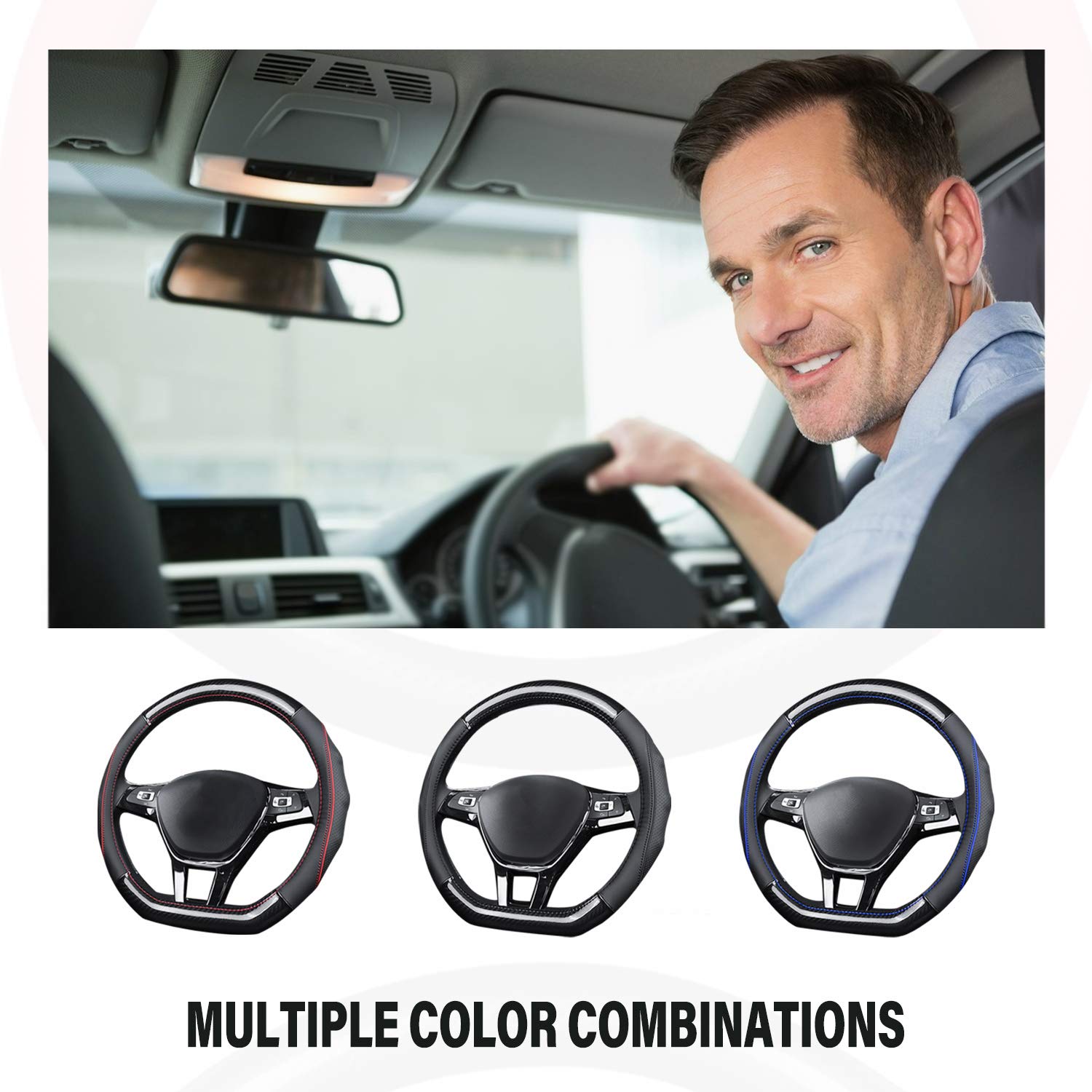 Ergocar anti-slip rubber inner boosts grip during sharp turns.