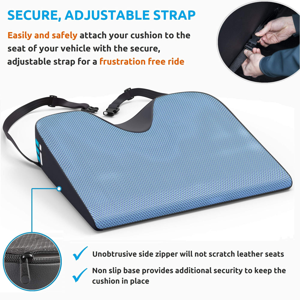 Ergonomic Innovations portable cushion fits office chairs cars and stadium seating