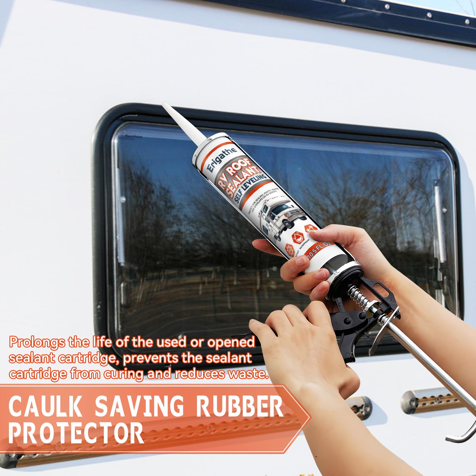 Erigathe quick-dry RV sealant reduces downtime during maintenance.