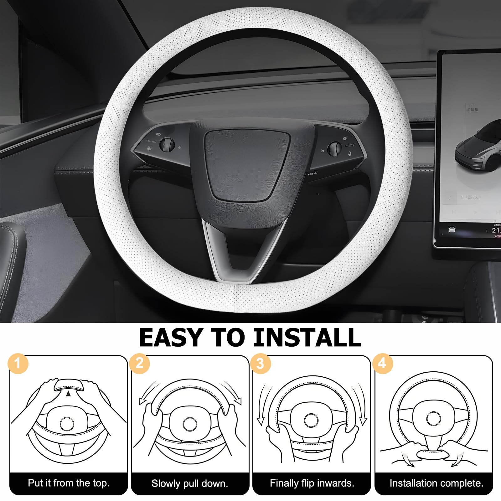 Ernica non-slip inner lining prevents wheel slippage in wet conditions