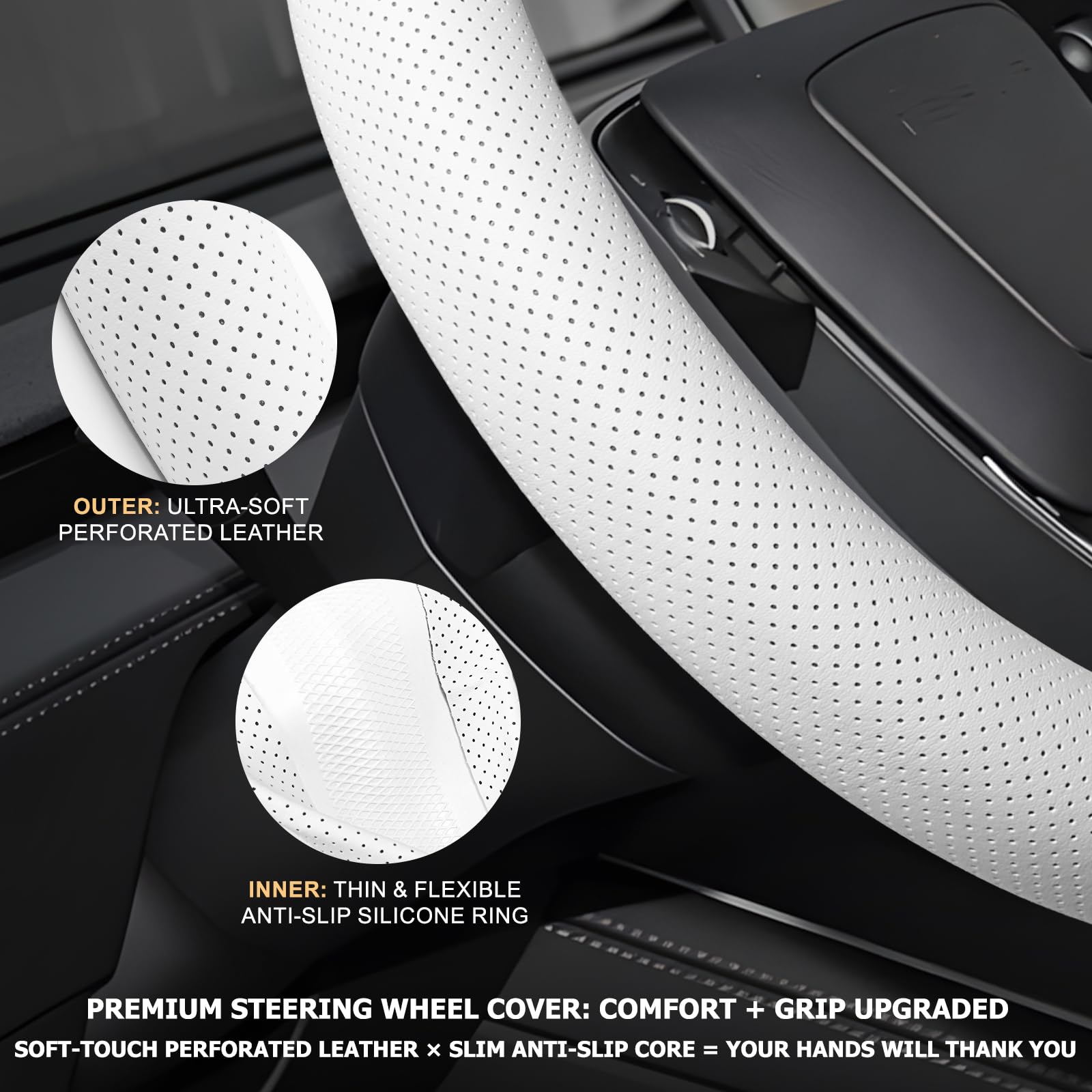 Ernica premium protective design shields wheel and upgrades interior look