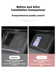 ernica silicone mat anti-slip center console prevents phone slips during driving