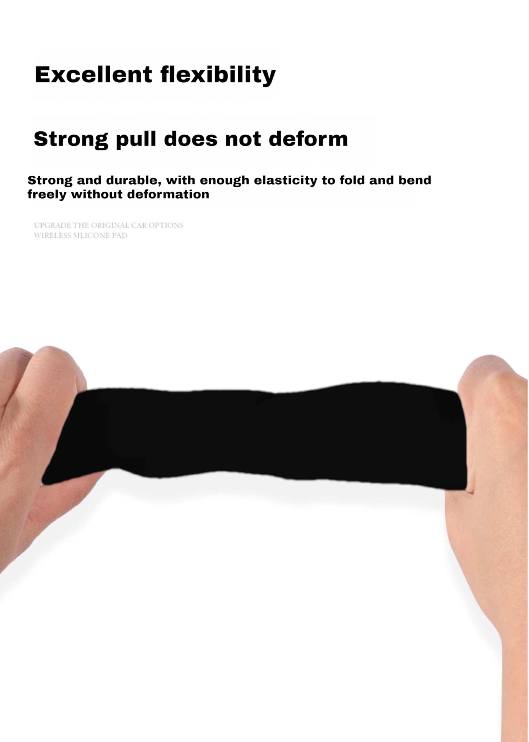 ernica soft silicone material is waterproof and easy to wipe clean on Model Y