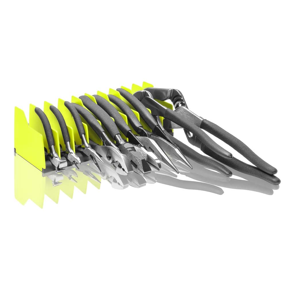 Ernst Manufacturing Plier Pro green side view demonstrates tool capacity.