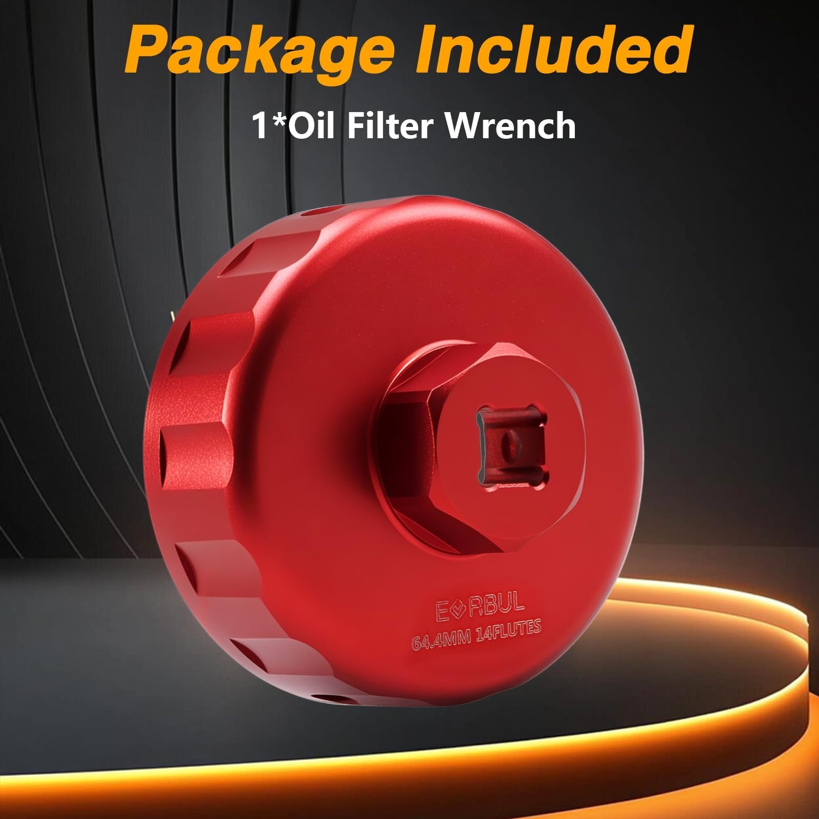 EVRBUL wrench alignment ensures full slot engagement with filter ridges.