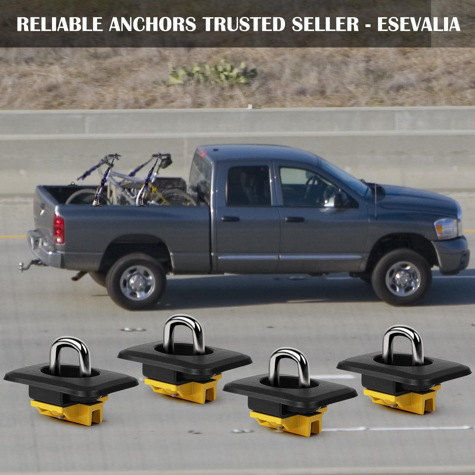 Esevalia cargo secure pack keeps cargo stable on Silverado and RAM.