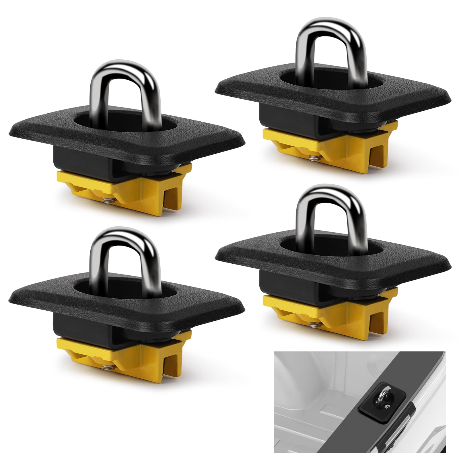 Esevalia retractable tie-down anchors in action for quick securing.