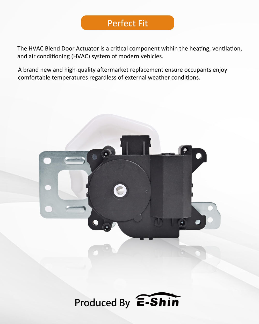 E-Shin 79140-SWA-A01 compatible blend door actuator label.