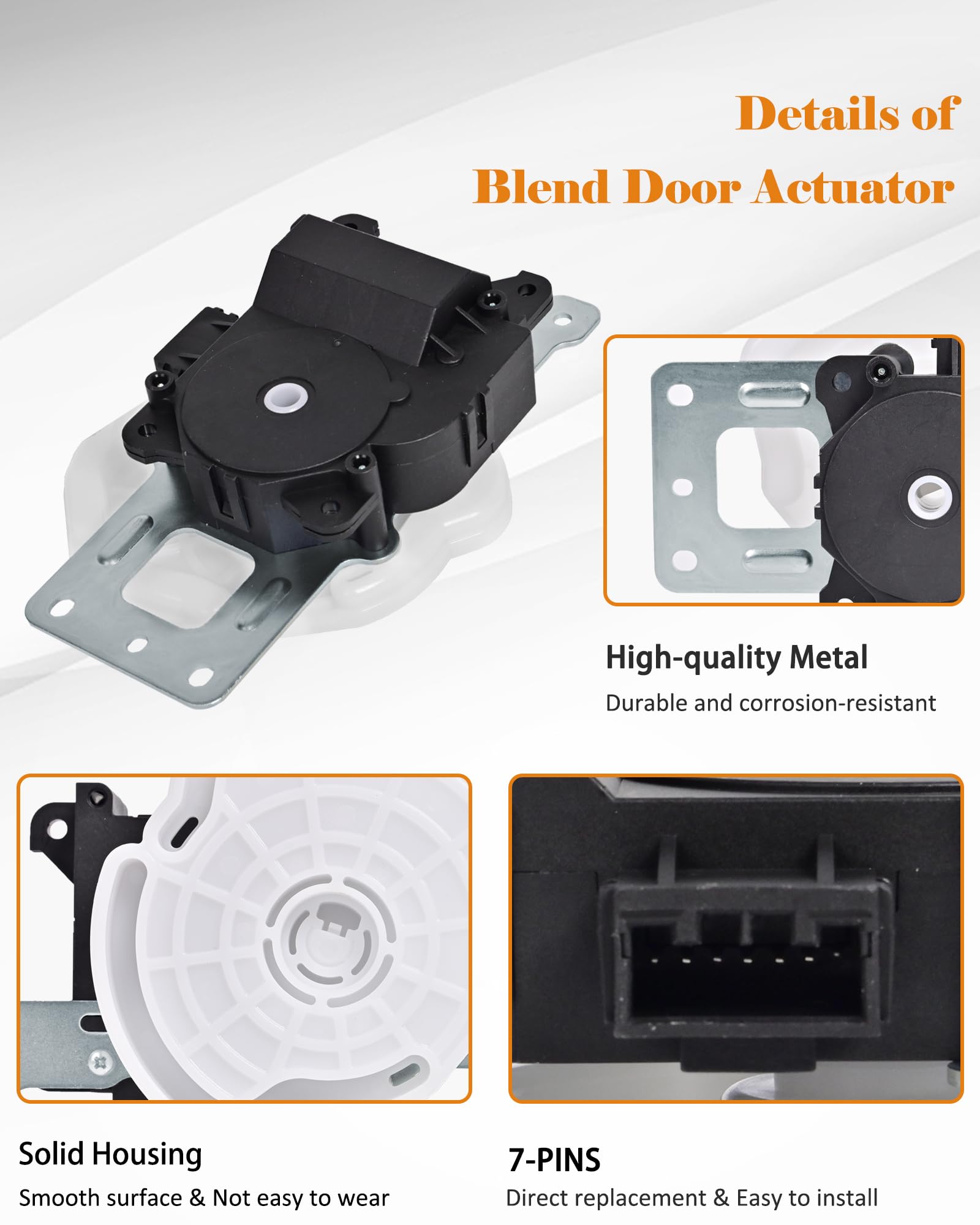 E-Shin HVAC blend door replacement for reliable defrost and comfort.