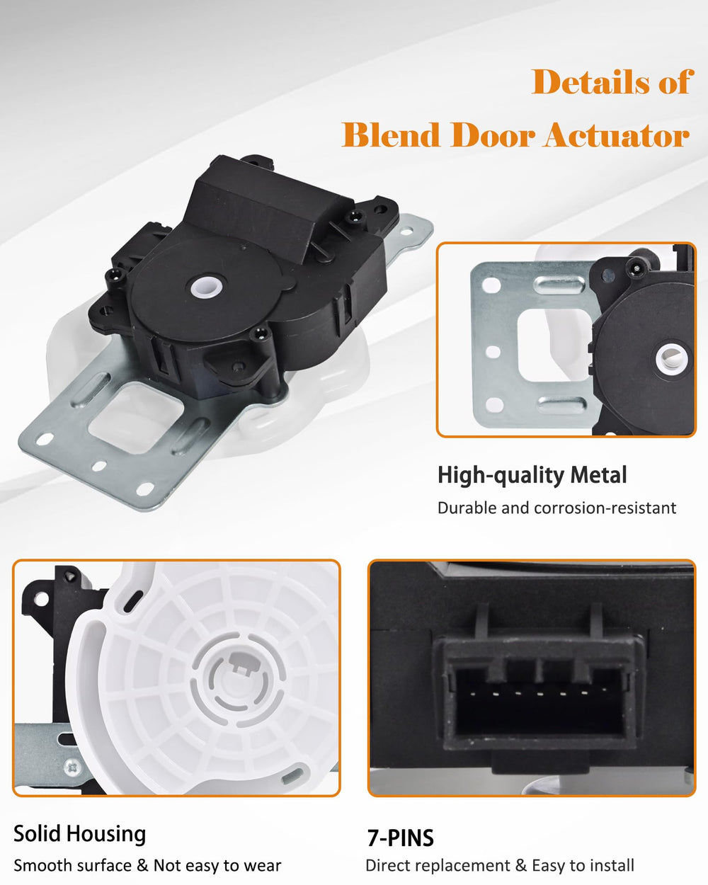E-Shin HVAC blend door replacement for reliable defrost and comfort.