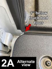 Close-up of 21ft EPDM rubber strip for full tailgate coverage