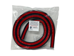 Closeup of EPDM rubber on ESI Front Rail Seal XL for durability