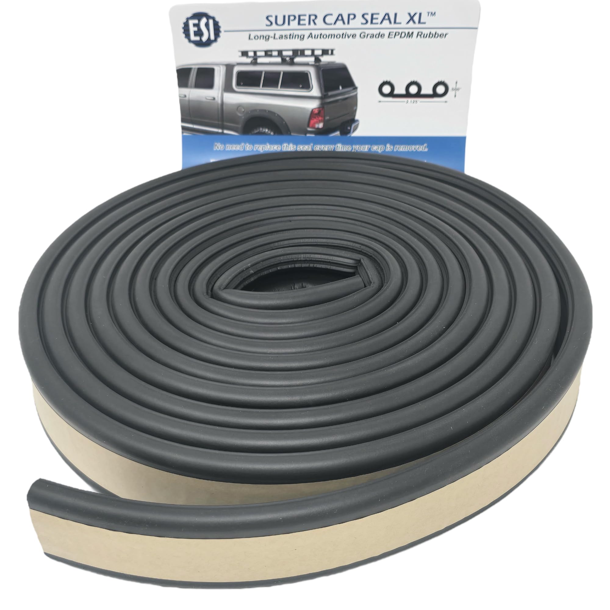 ESI Super Cap Seal XL 20ft full kit seals wide truck bed gaps for secure mounting