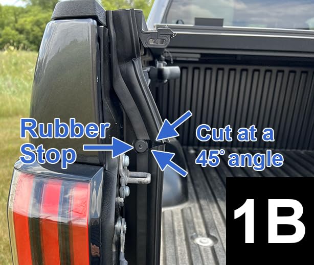 ESI tailgate seal blocks dust and fumes when bed cap is installed.